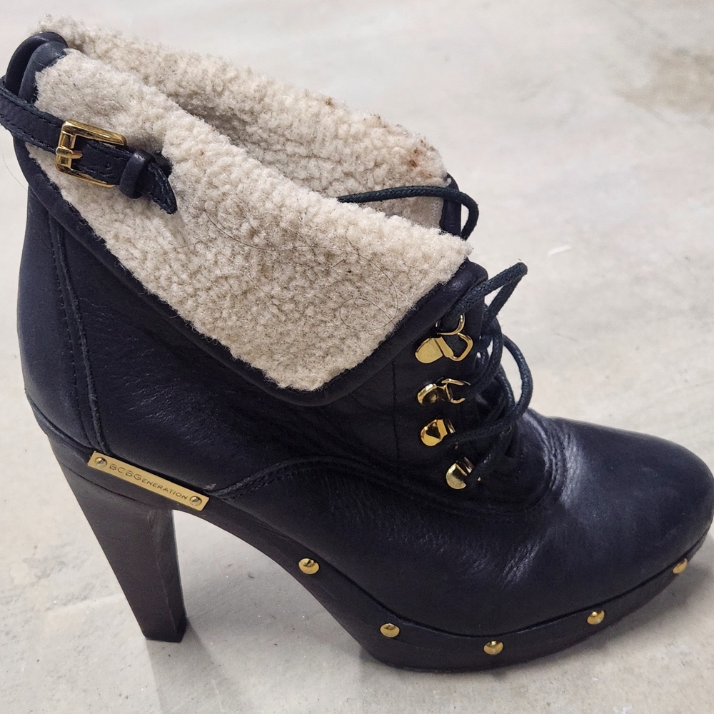 Sexy Combat Boots With Platform Heel
